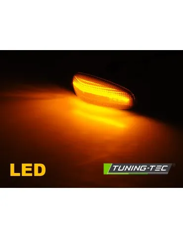 Répétiteurs latéraux à LED fumés pour MERCEDES W124 W210 W202 SLK CLK W208