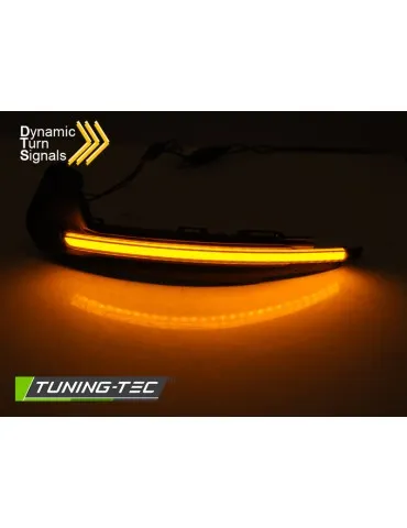 Répétiteurs latéraux à LED fumés pour AUDI A1 10-18