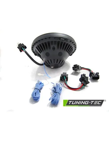 Phares à LED noirs pour CHRYSLER JEEP WRANGLER TJ LJ JK 96-18 EYE