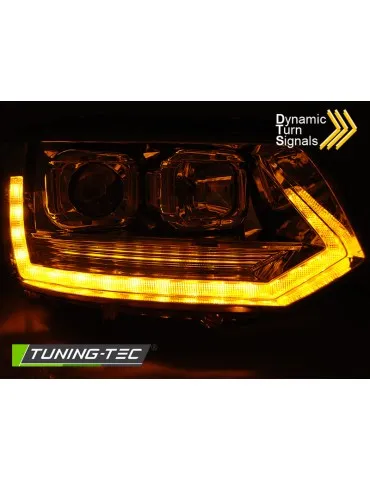 Phares chromés pour VW T5 2010-2015