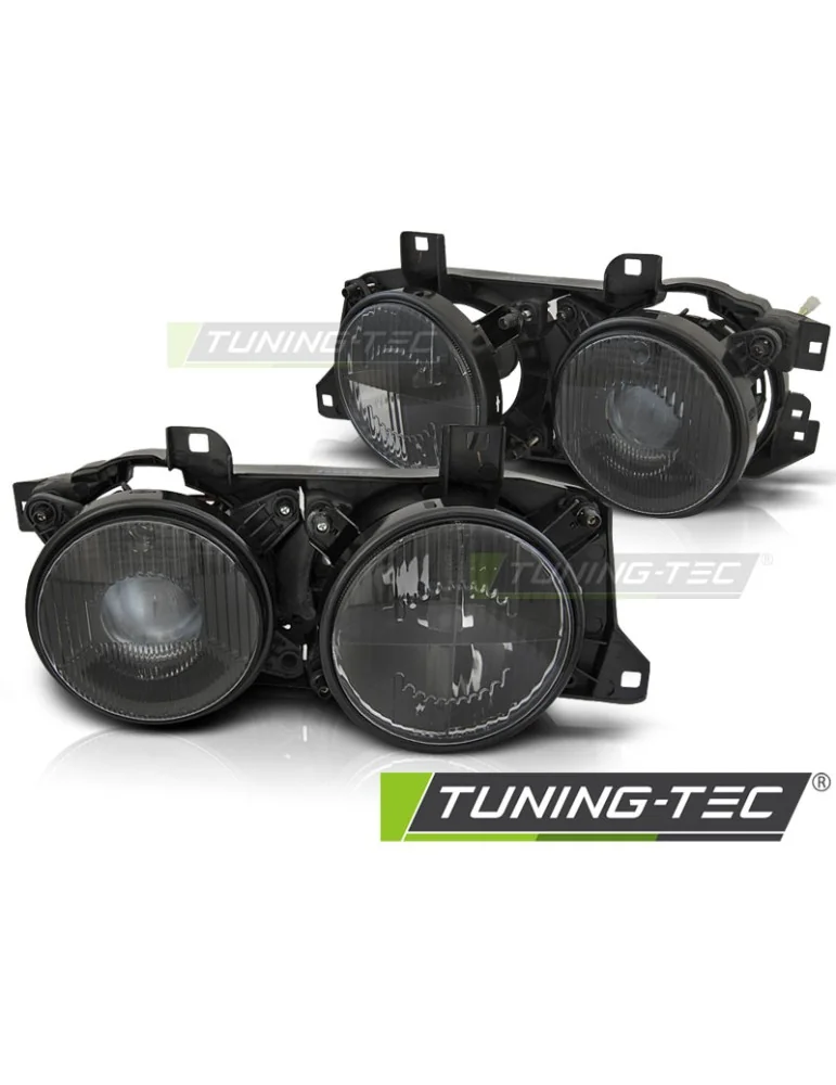 Phares noirs pour BMW E32/E34