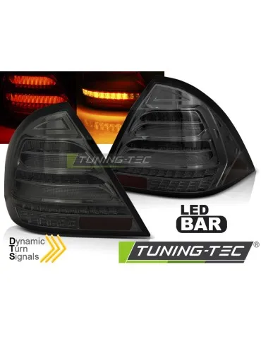 Feux arrière à LED fumés pour MERCEDES W203 Berline 00-04