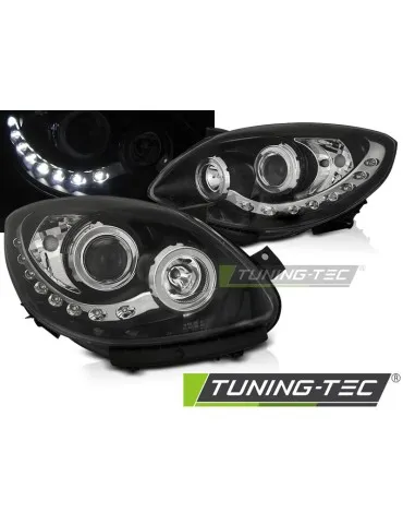 Phares à LED noirs pour RENAULT TWINGO 07-11