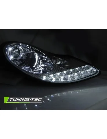 Phares à LED chromés pour PORSCHE BOXSTER 96-04 911 996