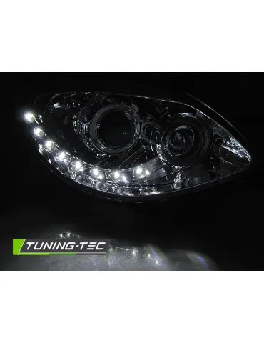 Phares à LED chromés pour RENAULT TWINGO 07-11