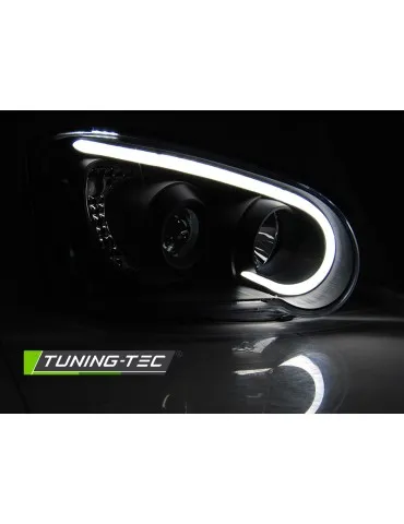 Phares à LED noirs pour SUBARU IMPREZA II GD 03-05