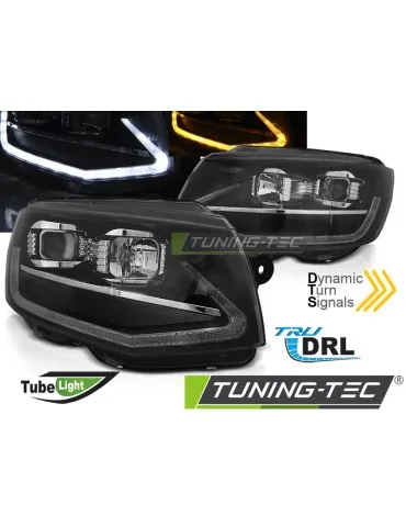 Phares noirs pour VW T6 15-19