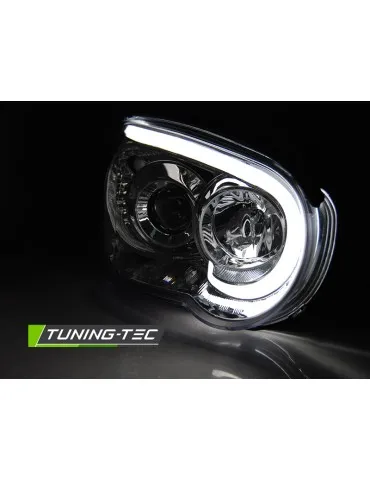 Phares à LED chromés pour SUBARU IMPREZA II GD 03-05