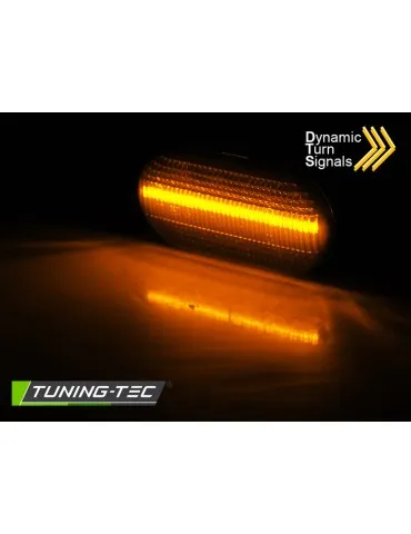 Répétiteurs latéraux à LED fumés pour RENAULT CLIO MEGANE SCENIC TWINGO