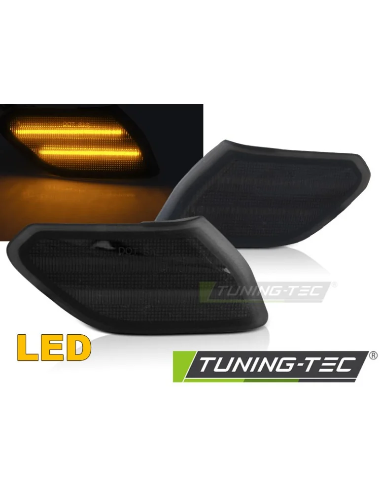 Répétiteurs latéraux à LED fumés pour CHRYSLER JEEP WRANGLER JL 18