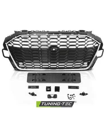 Calandre noire chromée pour AUDI A4 B9 20
