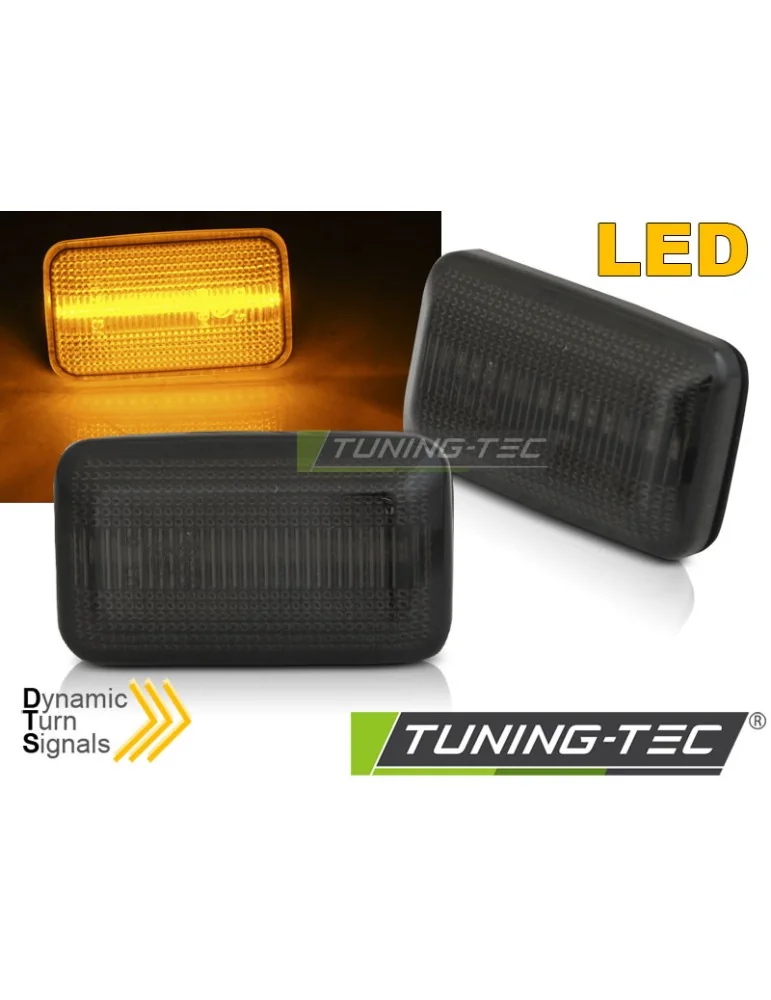 Répétiteurs latéraux à LED fumés pour VW GOLF I GOLF II CORRADO JETTA