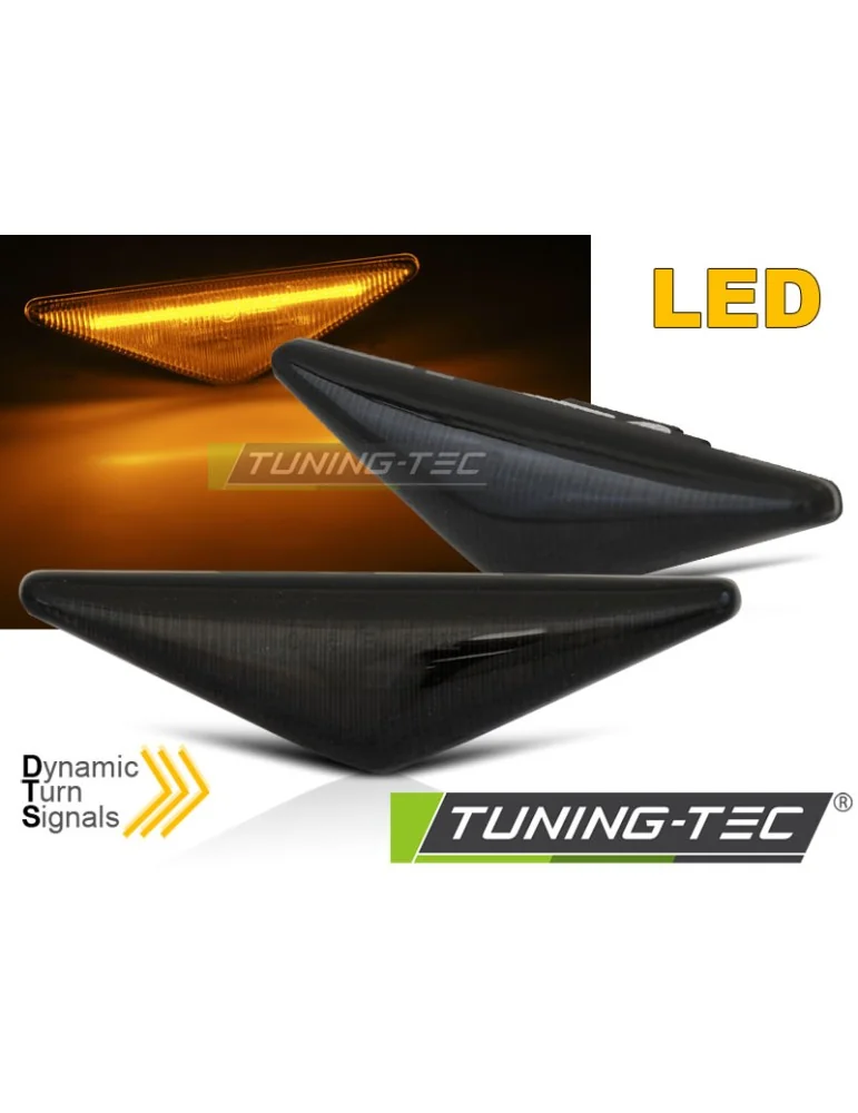 Répétiteurs latéraux à LED fumés pour FORD FOCUS MK1 MONDEO MK3