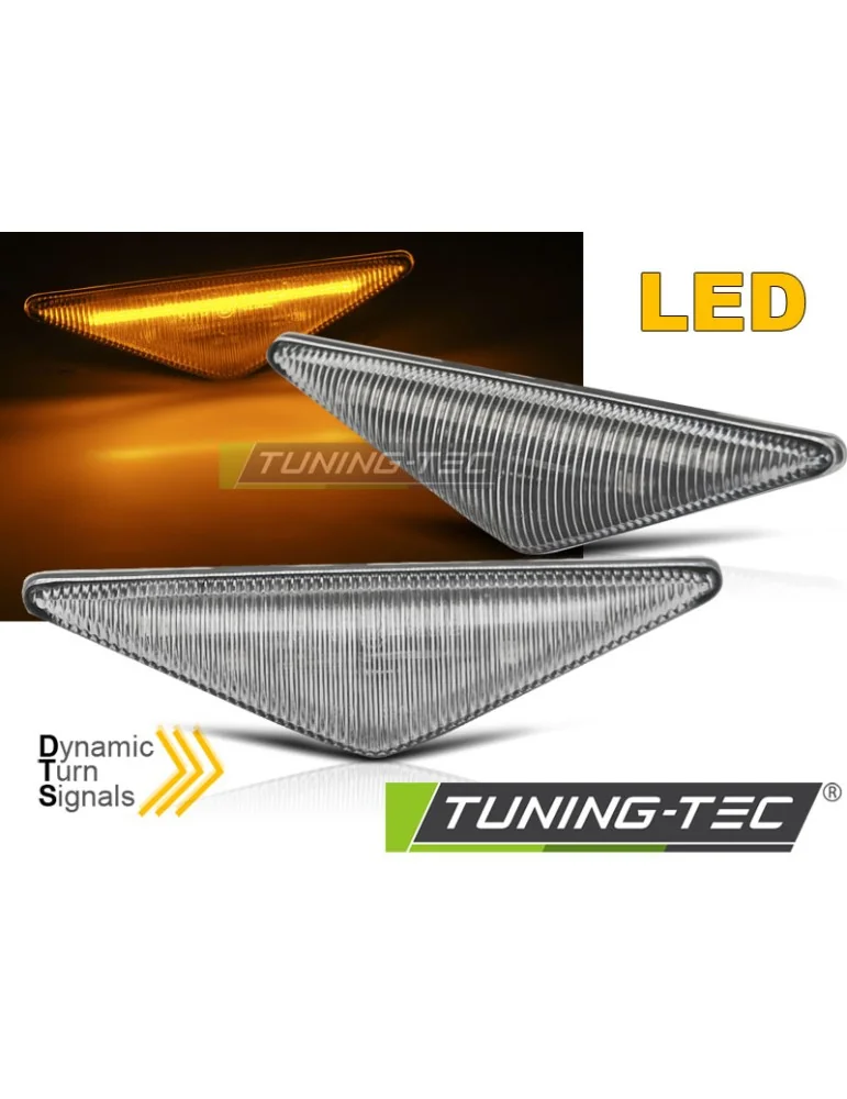 Répétiteurs latéraux à LED blancs pour FORD FOCUS MK1 MONDEO MK3