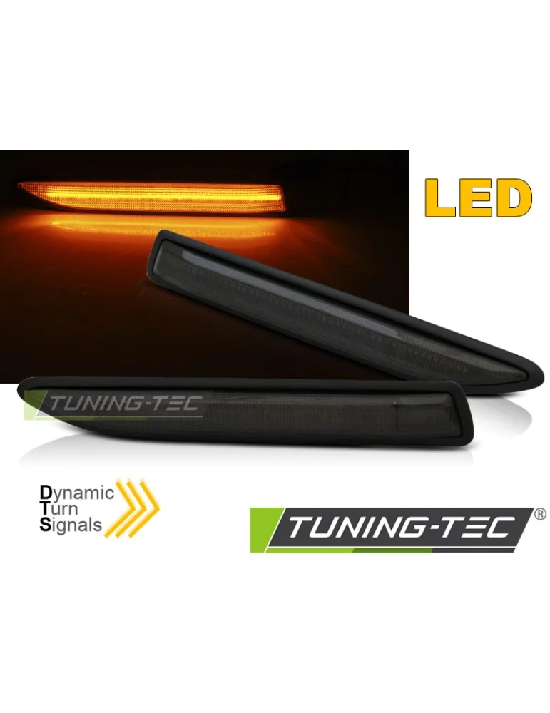 Répétiteurs latéraux à LED fumés pour FORD MONDEO MK IV 07-14