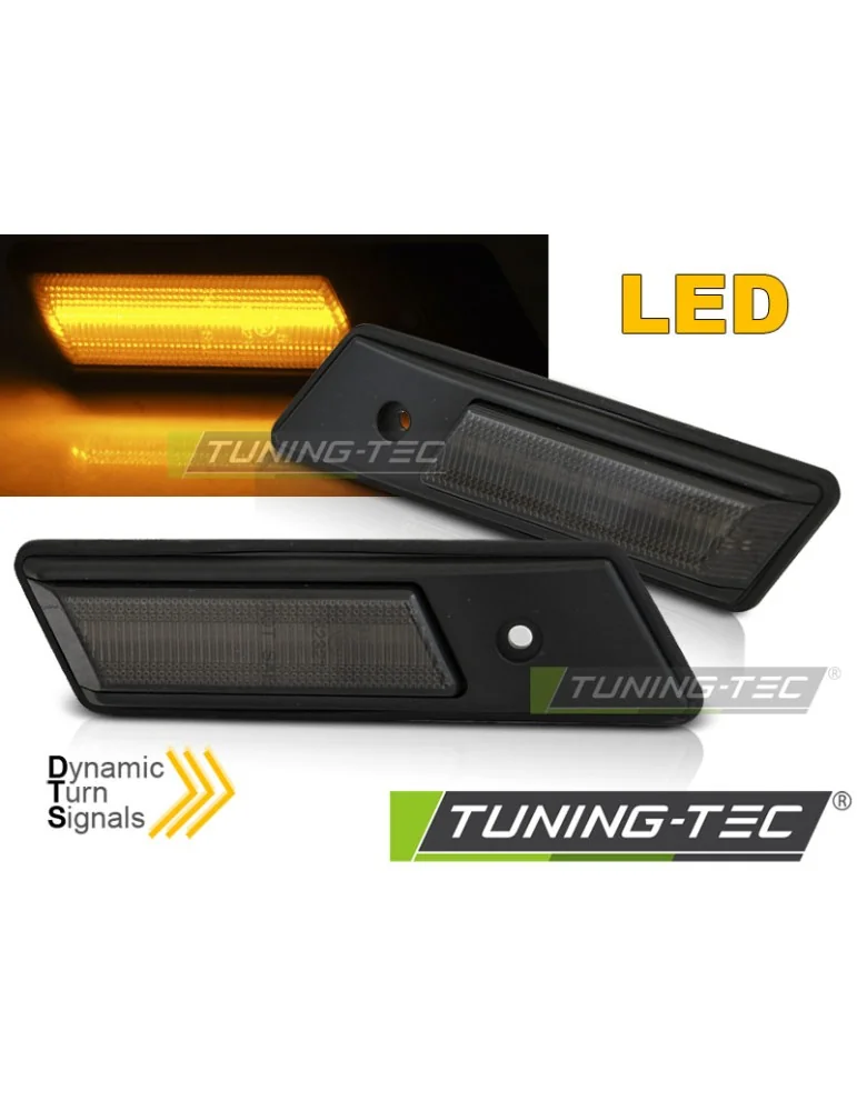 Répétiteurs latéraux à LED fumés pour BMW E34/E32/E36