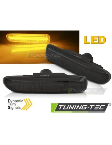 Répétiteurs latéraux à LED fumés pour BMW E46