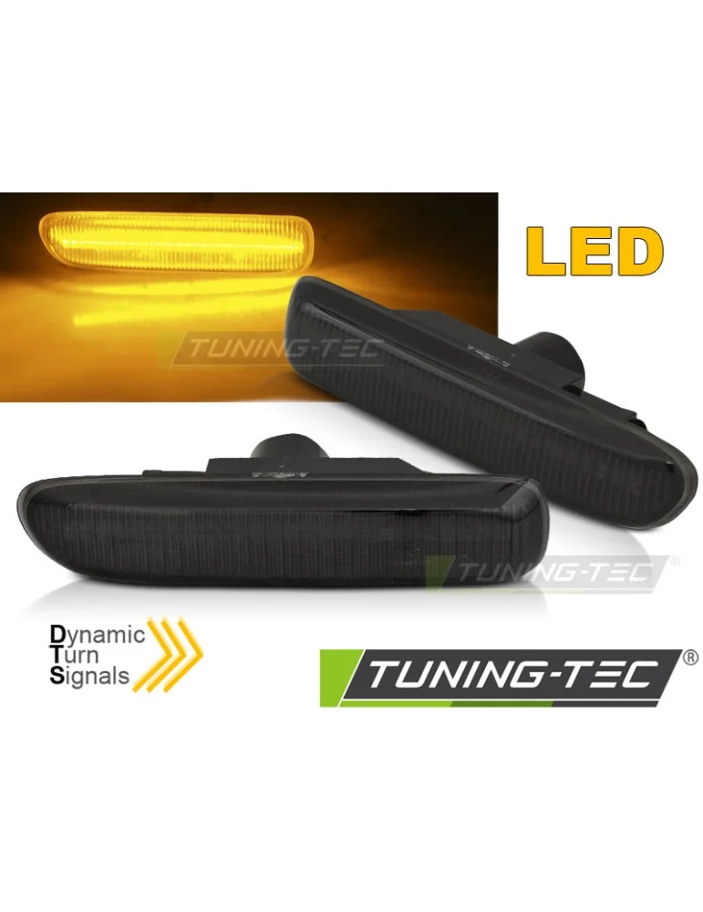 Répétiteurs latéraux à LED fumés pour BMW E46