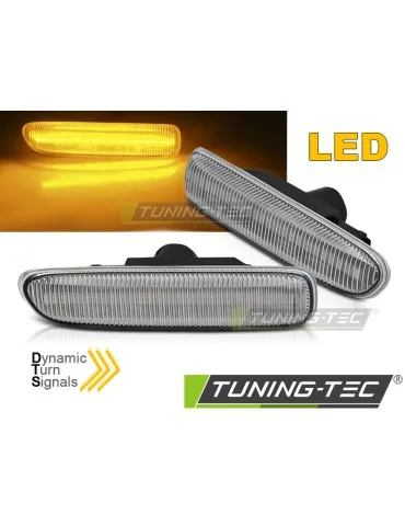 Répétiteurs latéraux à LED chromés pour BMW E46
