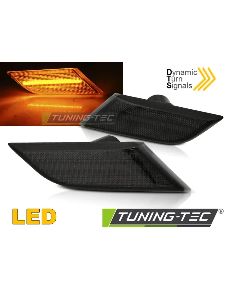 Répétiteurs latéraux à LED fumés pour VW T6 20
