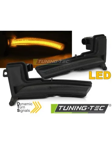 Répétiteurs latéraux à LED fumés pour RENAULT CLIO IV 16-19