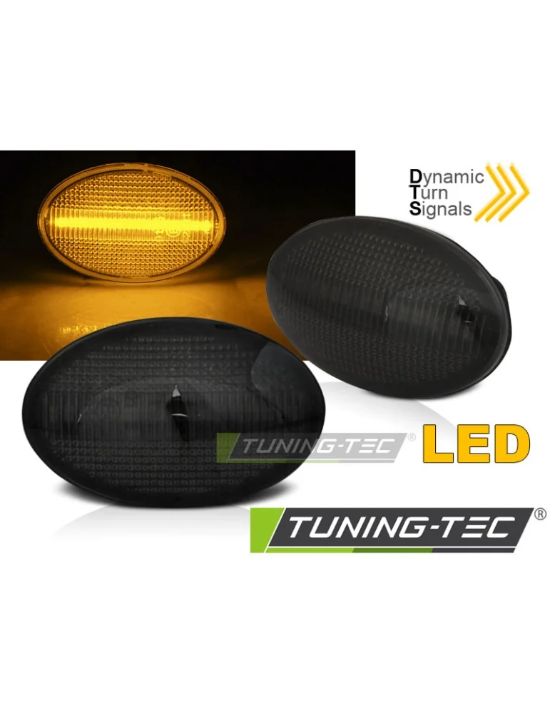 Répétiteurs latéraux à LED fumés pour OPEL ASTRA F CORSA TIGRA