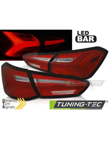Feux arrière à LED rouges blancs pour FORD FOCUS 4 18-21 berline à hayon