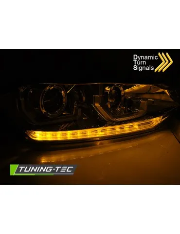 Phares à LED chromés pour VW POLO VI 2G 17-21