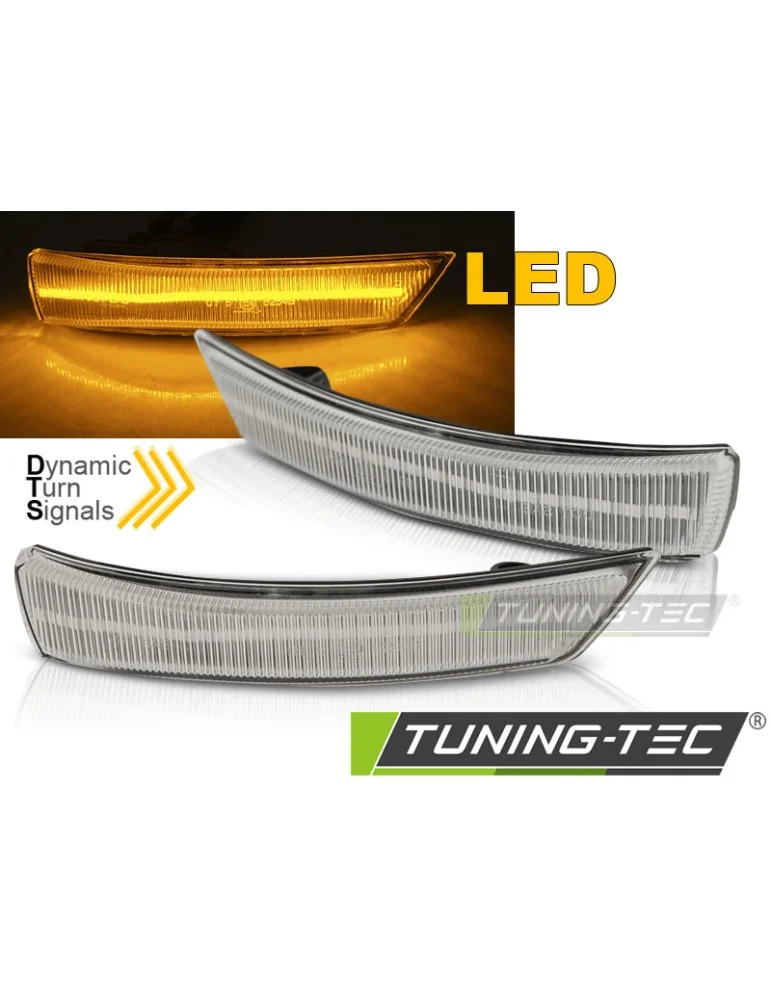Répétiteurs latéraux à LED blancs pour FORD FOCUS MK2 MK3 08-17 MONDEO MK4 10-14