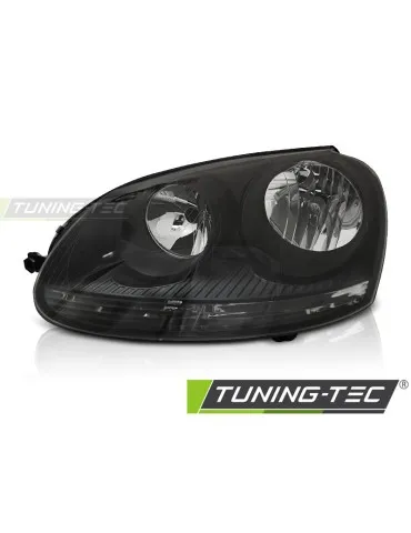 Phares halogène noirs pour VW GOLF 5 10.03-09