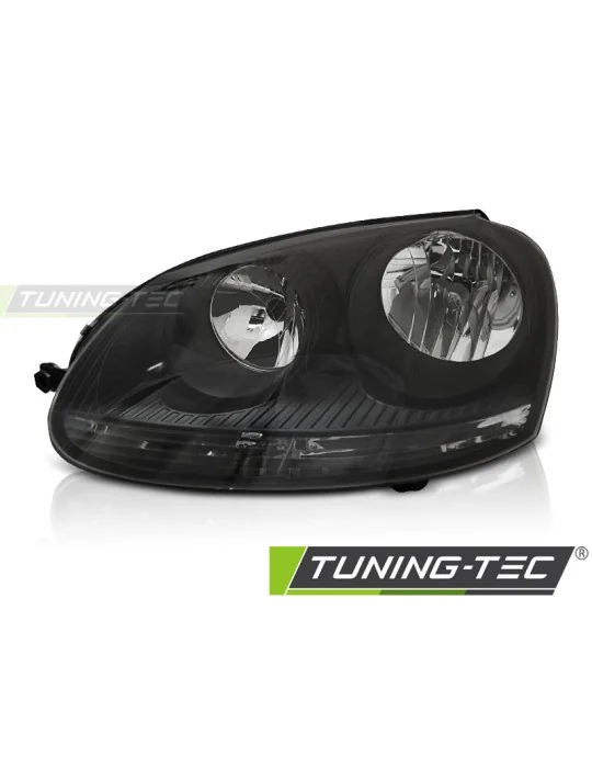 Phare halogène noir côté gauche pour VW Golf 5 (2003 - 2009)