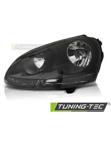 Phares halogène noirs pour VW GOLF 5 10.03-09