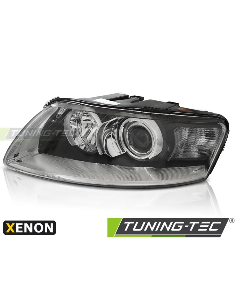 Phares au xénon chromés pour AUDI A6 C6 04.04-08