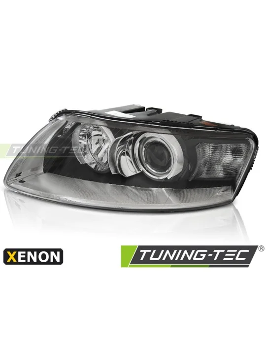 Phare au xénon chromé côté gauche pour Audi A6 C6 (2004 - 2008)