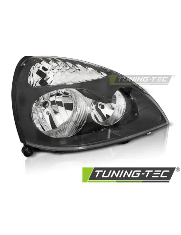 Phares halogène noirs pour RENAULT CLIO II 06.01-09.05