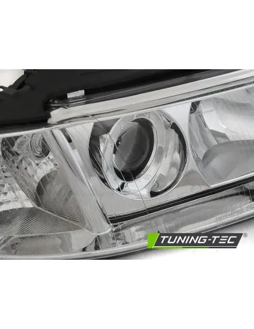 Phares halogène chromés pour AUDI A4 B5 99-00