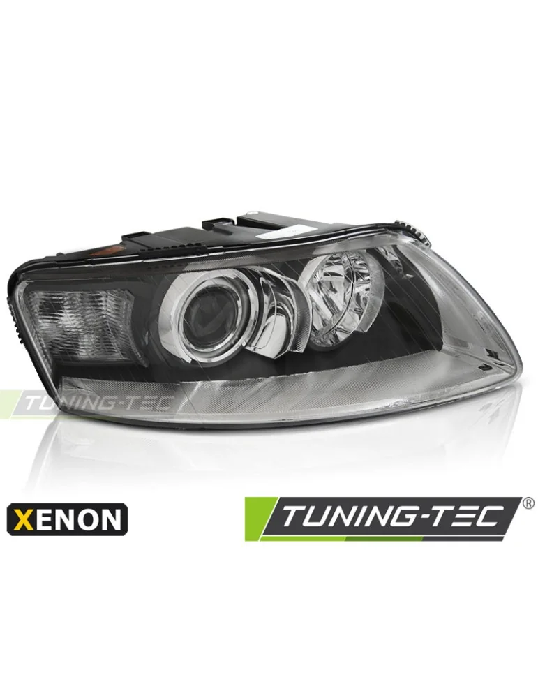 Phares au xénon chromés pour AUDI A6 C6 04.04-08