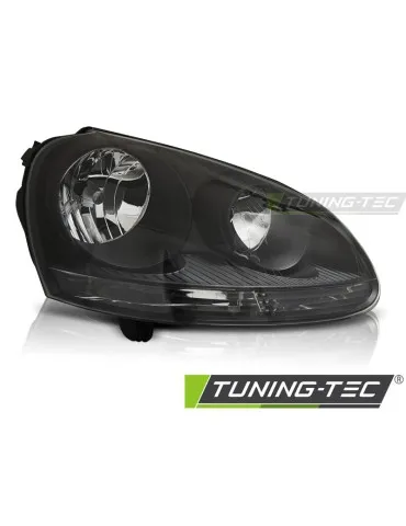 Phares halogène noirs pour VW GOLF 5 10.03-09