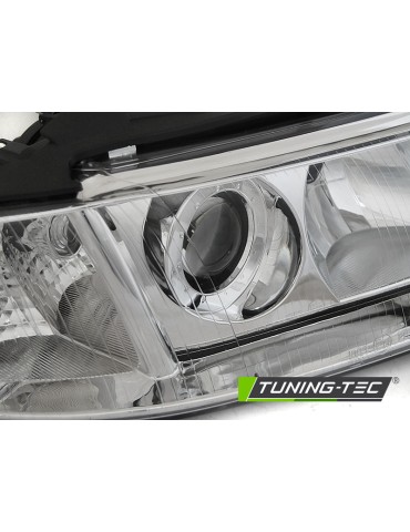 Phares halogène chromés pour AUDI A4 B5 99-00
