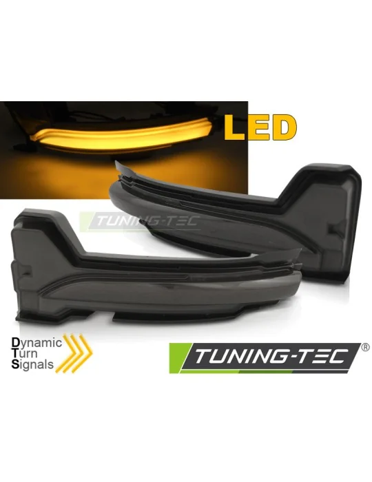 Répétiteurs latéraux à LED fumés pour Ford Focus MK4 (à partir de 2018)