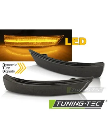 Répétiteurs latéraux à LED fumés pour FORD FOCUS MK2 MK3 08-17 MONDEO MK4 10-14
