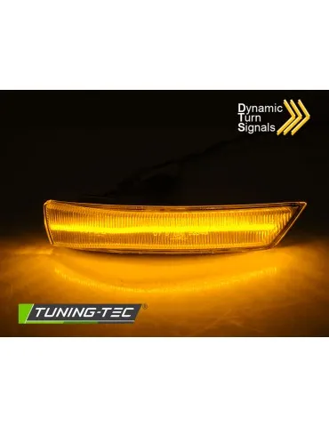 Répétiteurs latéraux à LED fumés pour FORD FOCUS MK2 MK3 08-17 MONDEO MK4 10-14
