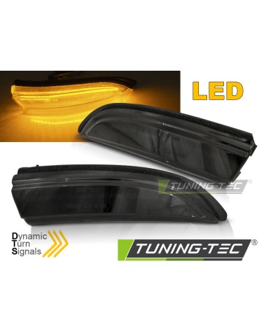 Répétiteurs latéraux à LED fumés pour FORD FIESTA MK7 13-16