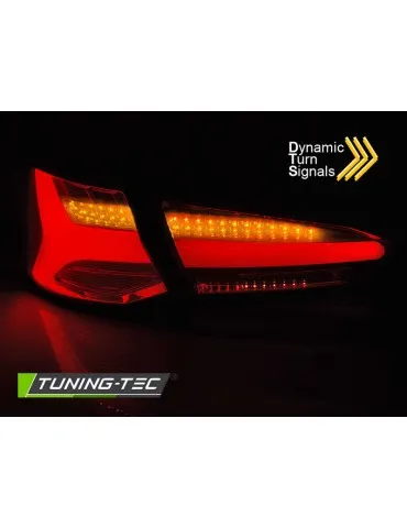 Feux arrière à LED fumés rouges pour FORD FOCUS 4 18-21 berline à hayon