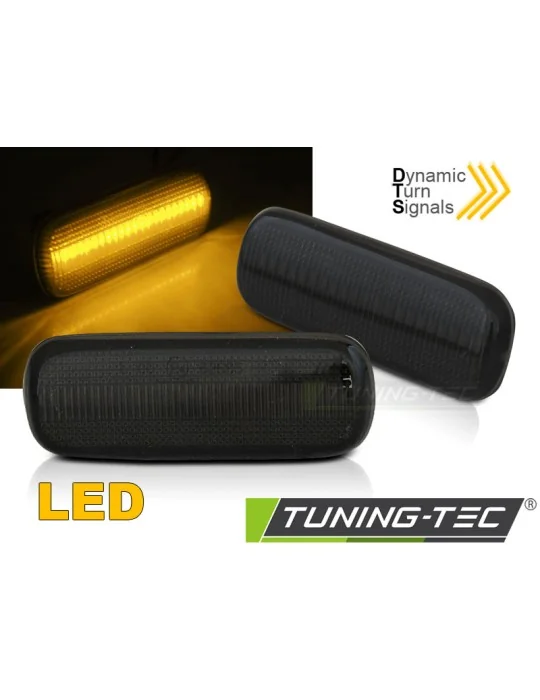 Répétiteurs latéraux à LED fumés pour Citroen C4 (2004 - 2011)