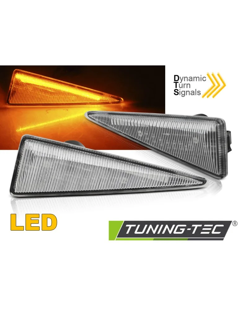Répétiteurs latéraux à LED blancs pour RENAULT MEGANE MK2 SCENIC