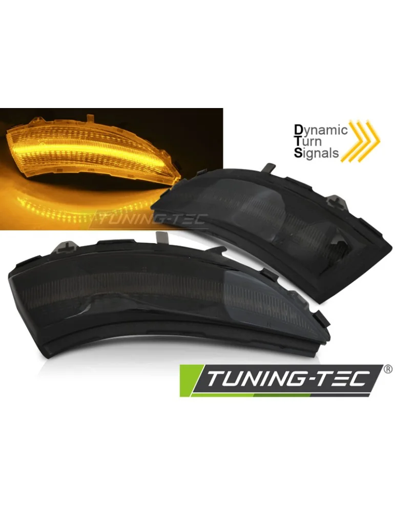 Répétiteurs latéraux à LED fumés pour RENAULT CLIO IV 12-16