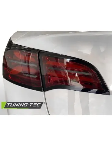 Feux arrière à LED fumés rouges pour TESLA MODEL 3 17-23 MODEL Y