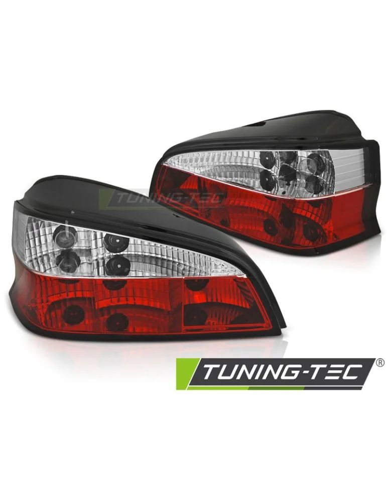 Feux arrière rouges blancs pour PEUGEOT 106 96-03