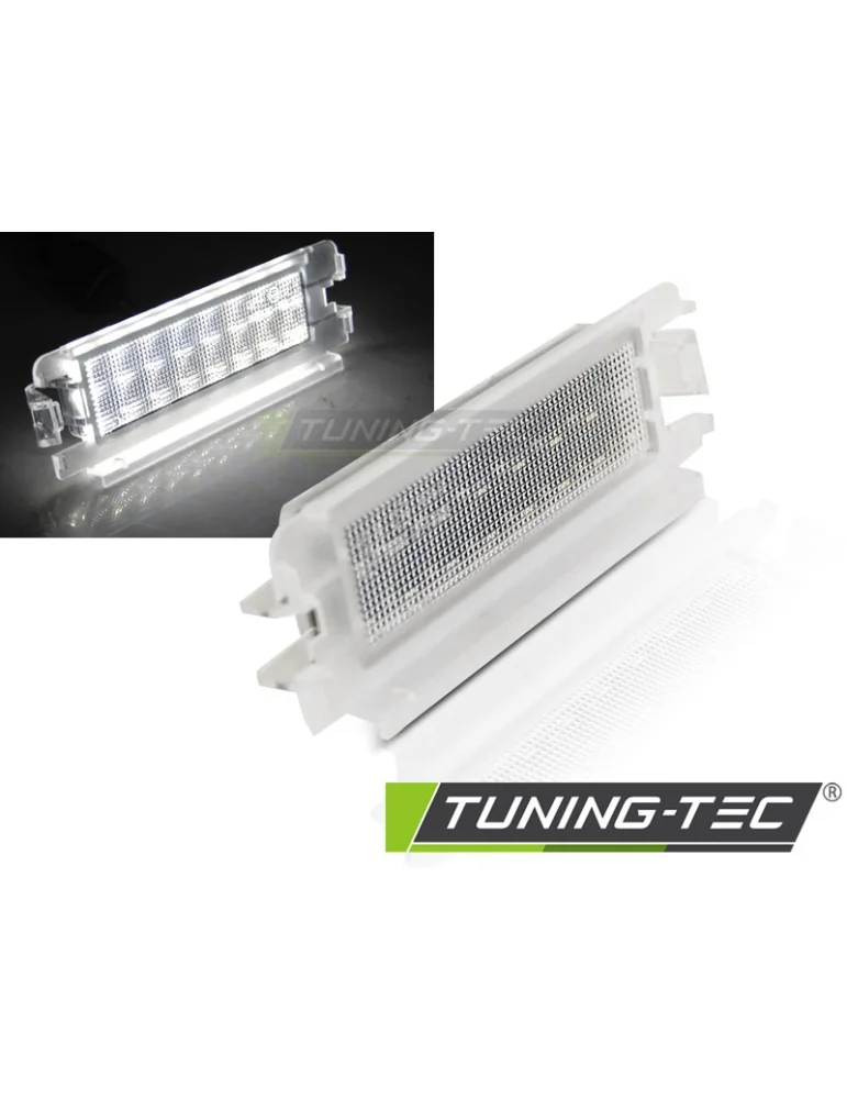Éclairage de plaque à LED pour RENAULT CLIO II 01-04 DACIA LOGAN 04-12 SANDERO 08-12